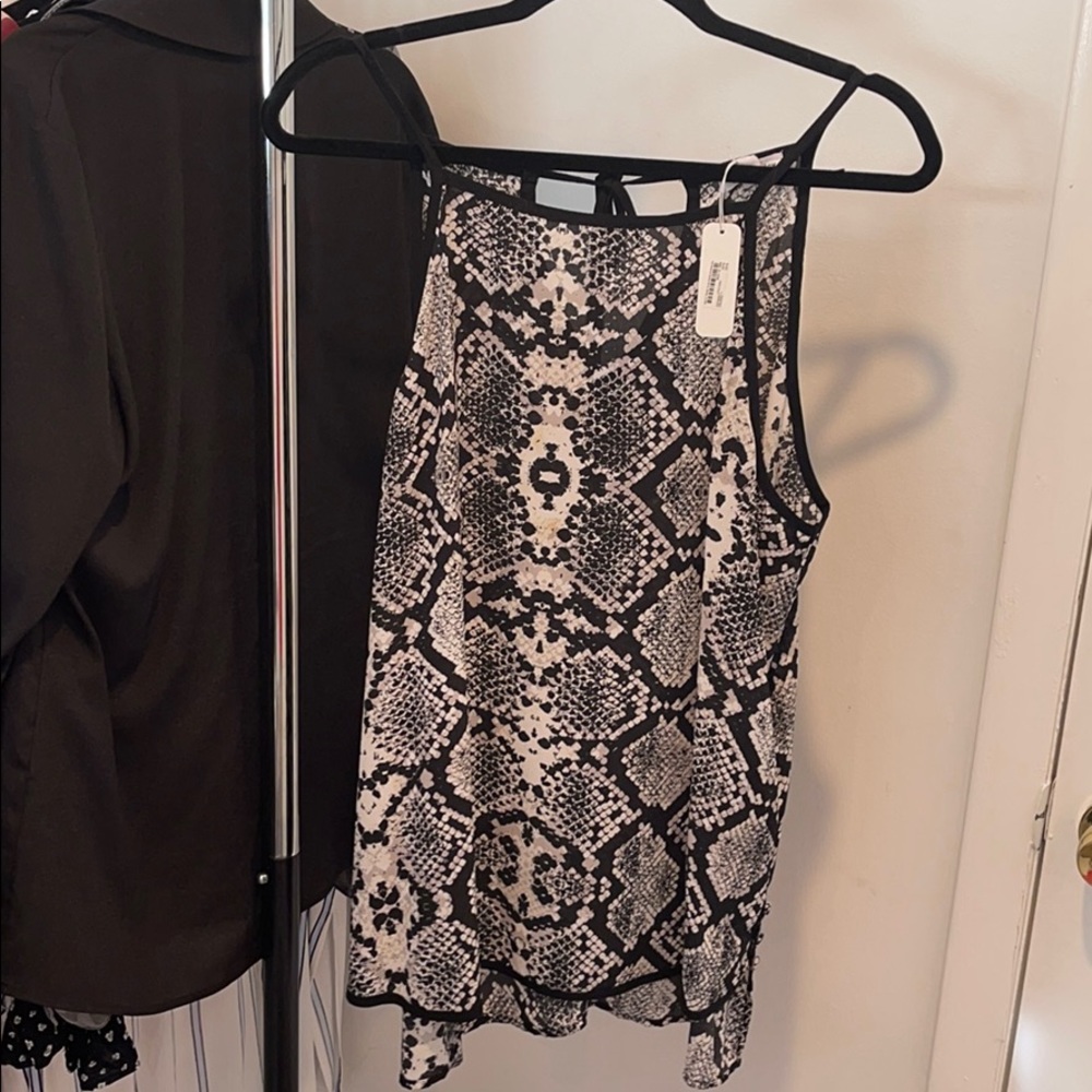 Fancy cami silky top
